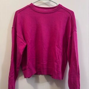 J. Crew Fuchsia Sweatshirt